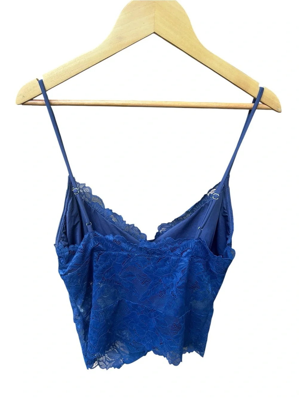Free People Heart Eyes Cami in Estate Blue